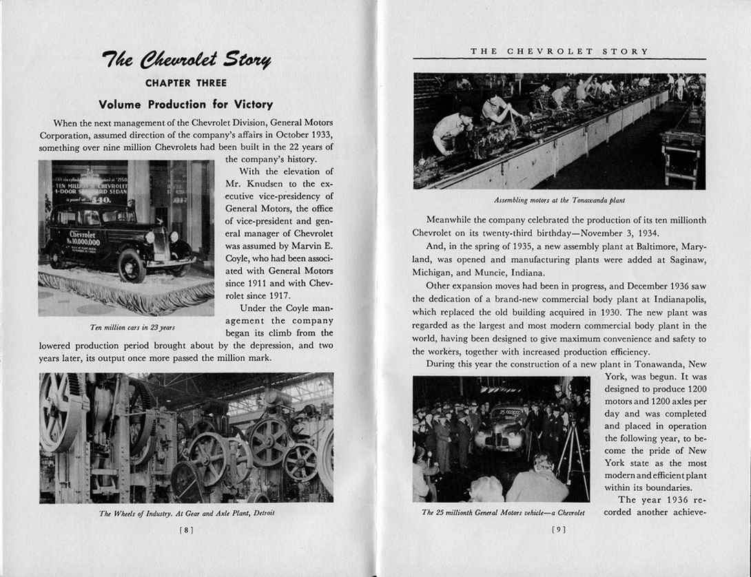 The Chevrolet Story - Published 1953 Page 19